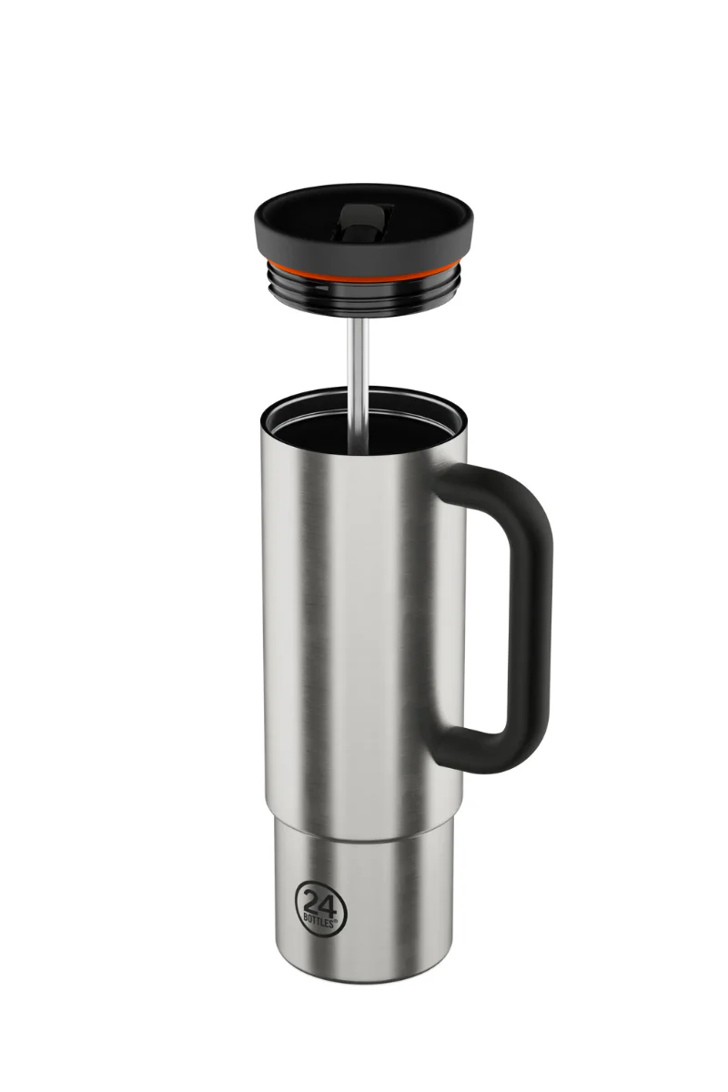 24Bottles Straw Cup 800ml - brushed steel - Image 2