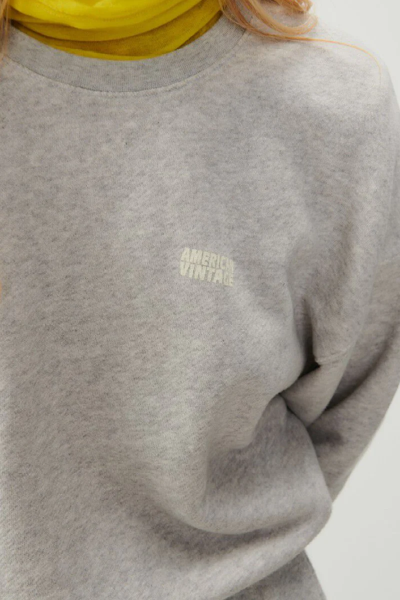 American Vintage Kodytown sweatshirt - polar melange - Image 4