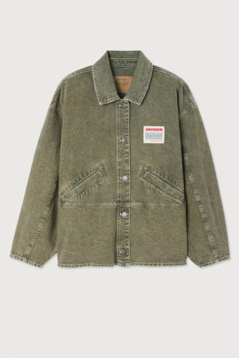 American Vintage Uzatown jacket - olive - Image 5