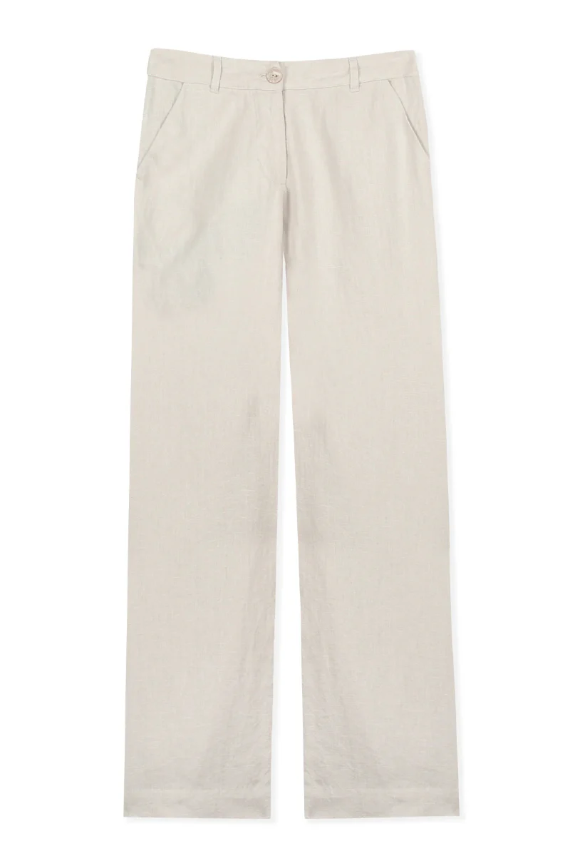 AVENY Beverly linen pant - birch - Image 2