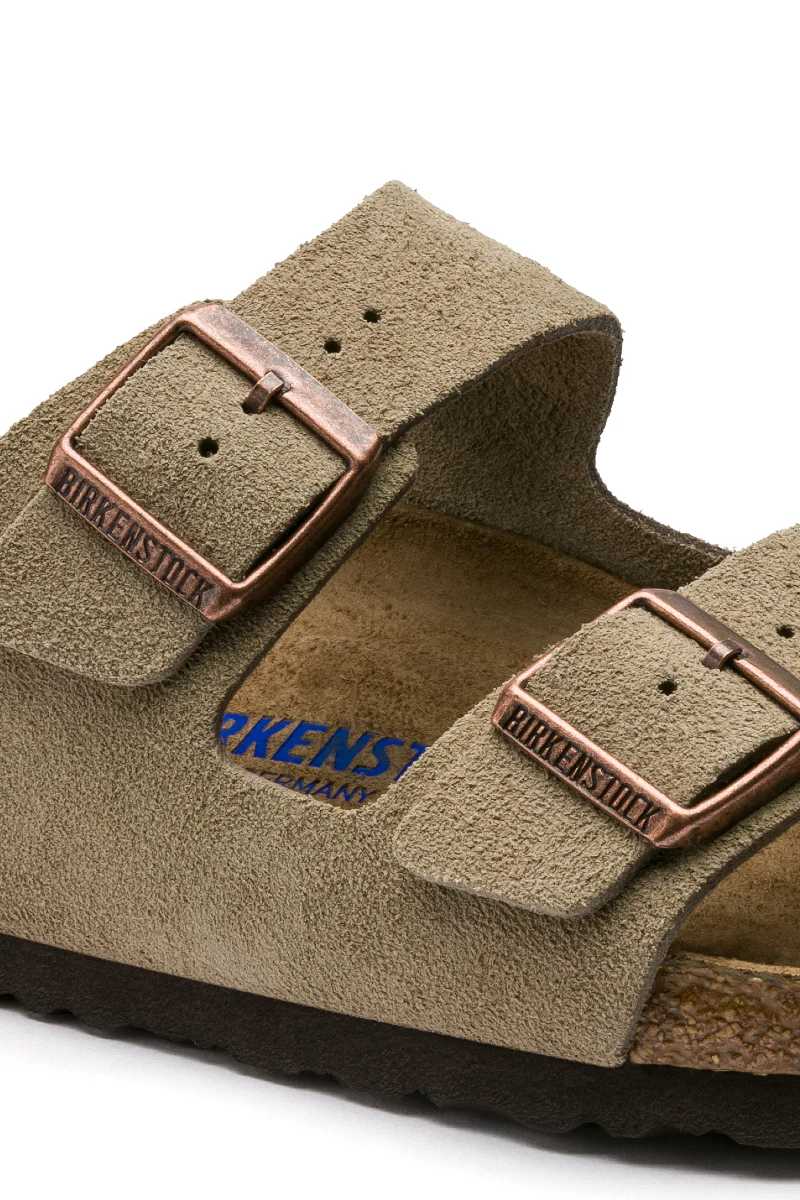 Birkenstock Arizona Soft Footbed Suede Narrow fit - Taupe - Image 3
