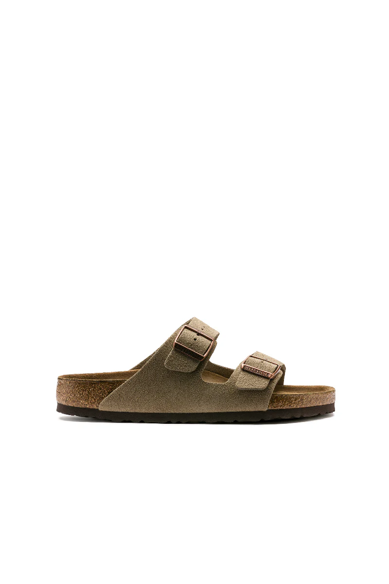 Birkenstock Arizona Soft Footbed Suede Narrow fit - Taupe - Image 6