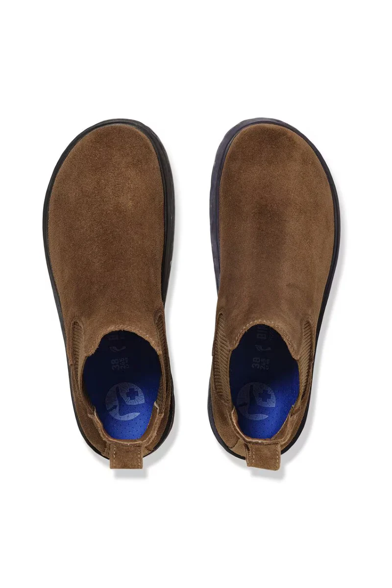 Birkenstock Highwood Slip On Mid Suede Leather - dark tea - Image 4
