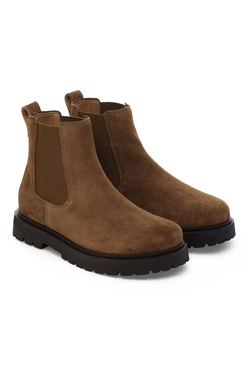 Birkenstock Highwood Slip On Mid Suede Leather - dark tea - Image 5
