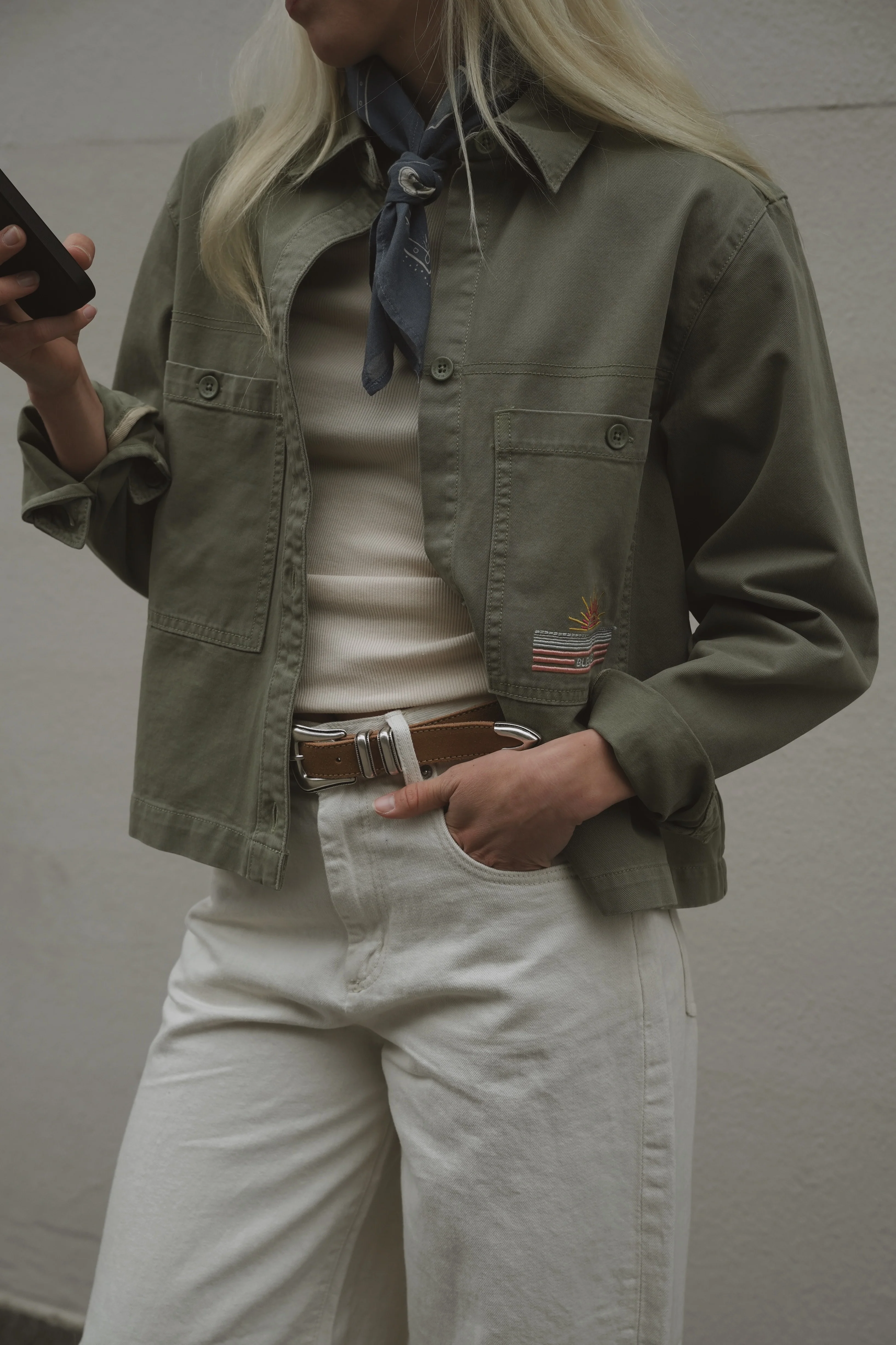 Bleubird Fern Jacket - sage - Image 2