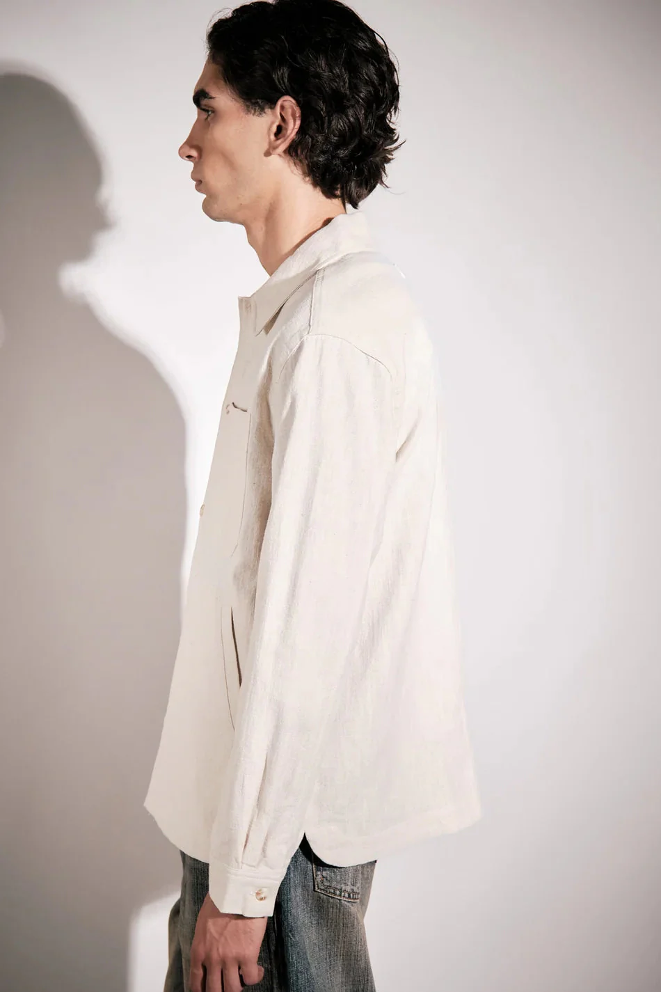 Brixtol Textiles Frank Linen - cream - Image 4
