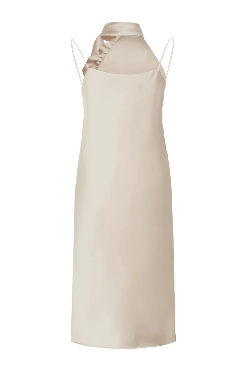 Bruuns Bazaar Acacia Nellie dress - Silver cloud - Image 4