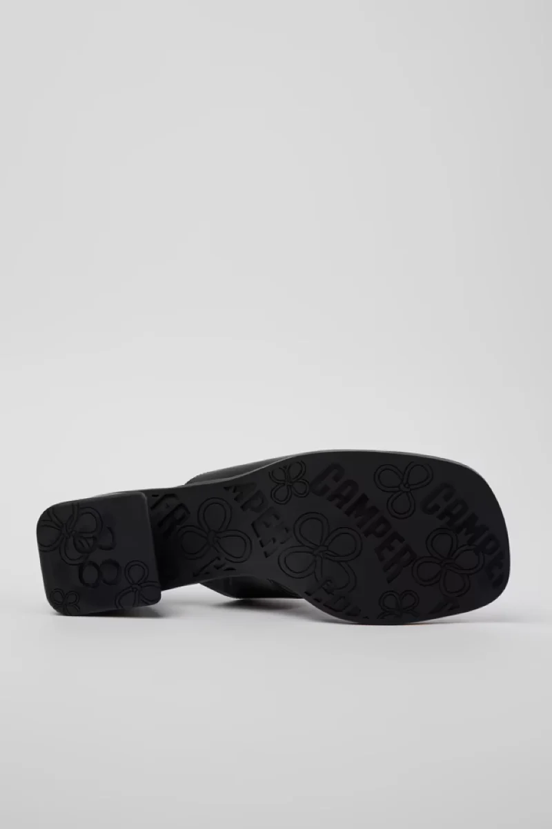 Camper Kora sandal - black leather - Image 5