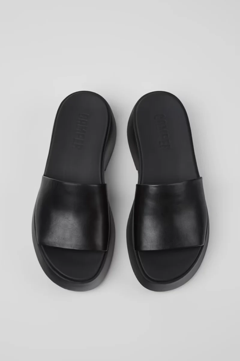 Camper Tasha sandal - black leather - Image 3