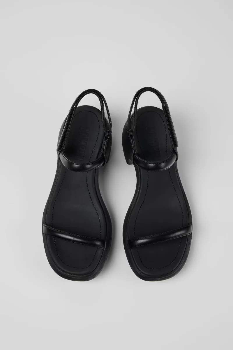 Camper Thelma sandal - black leather - Image 3