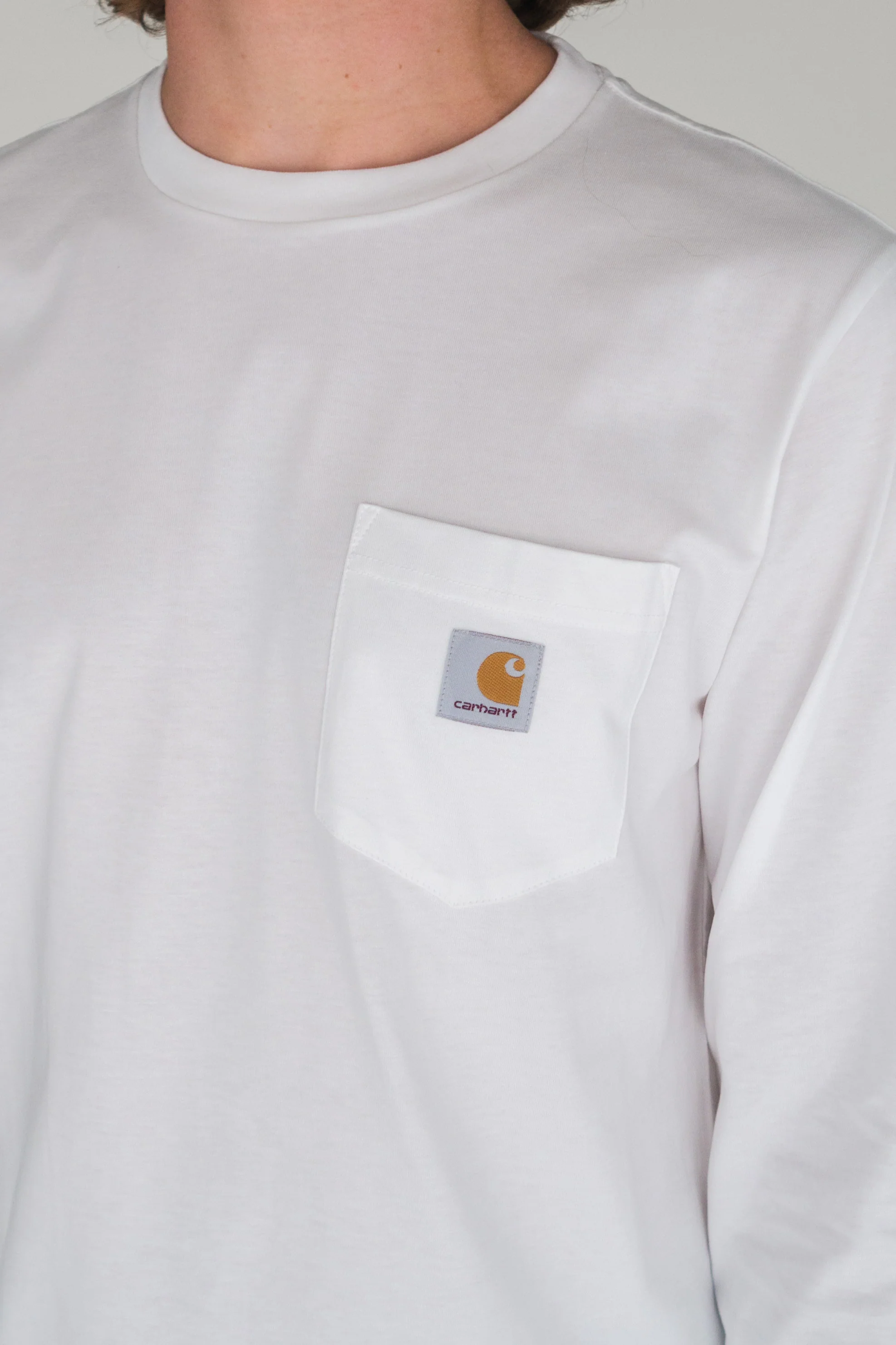 Carhartt WIP L/S Pocket shirt - white - Image 6