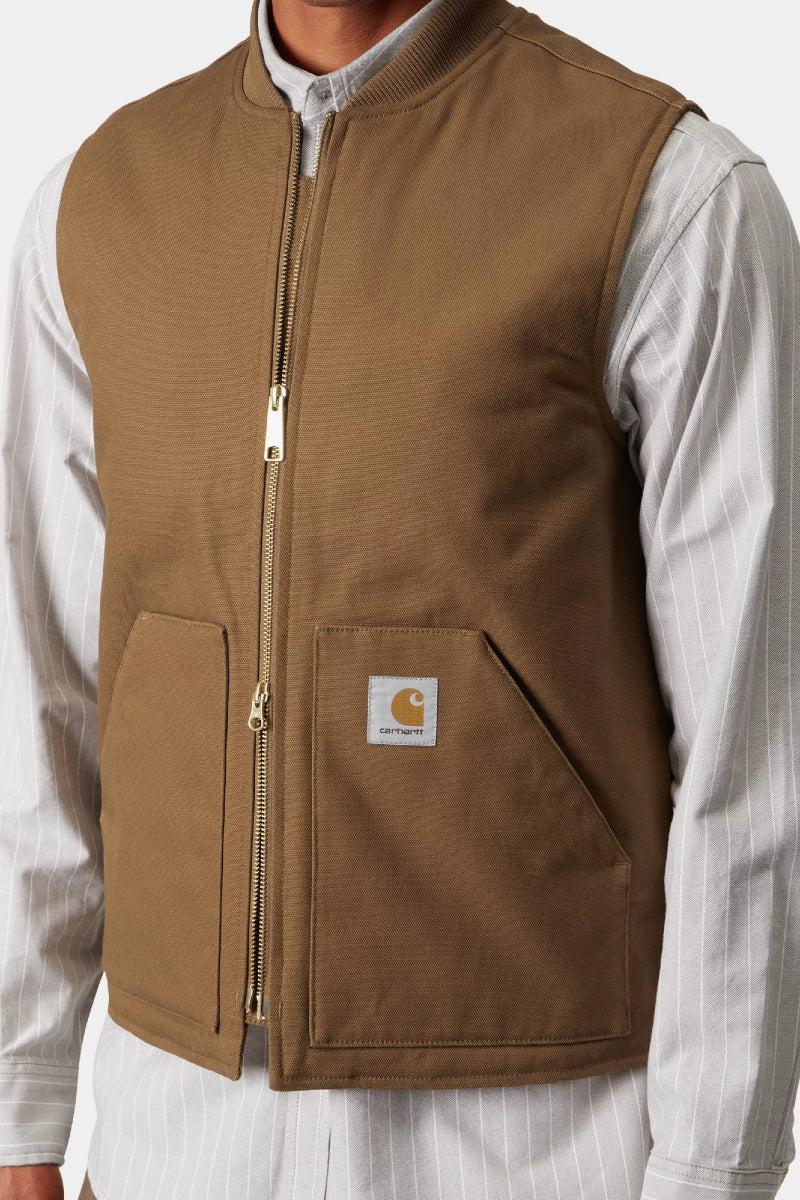 Carhartt WIP Classic Vest 'Dearborn' Canvas - hamilton brown - Image 2