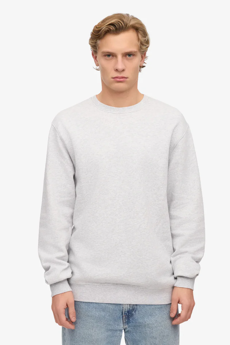 Colorful Standard Classic Organic Oversized Crew - Snow melange - Image 3