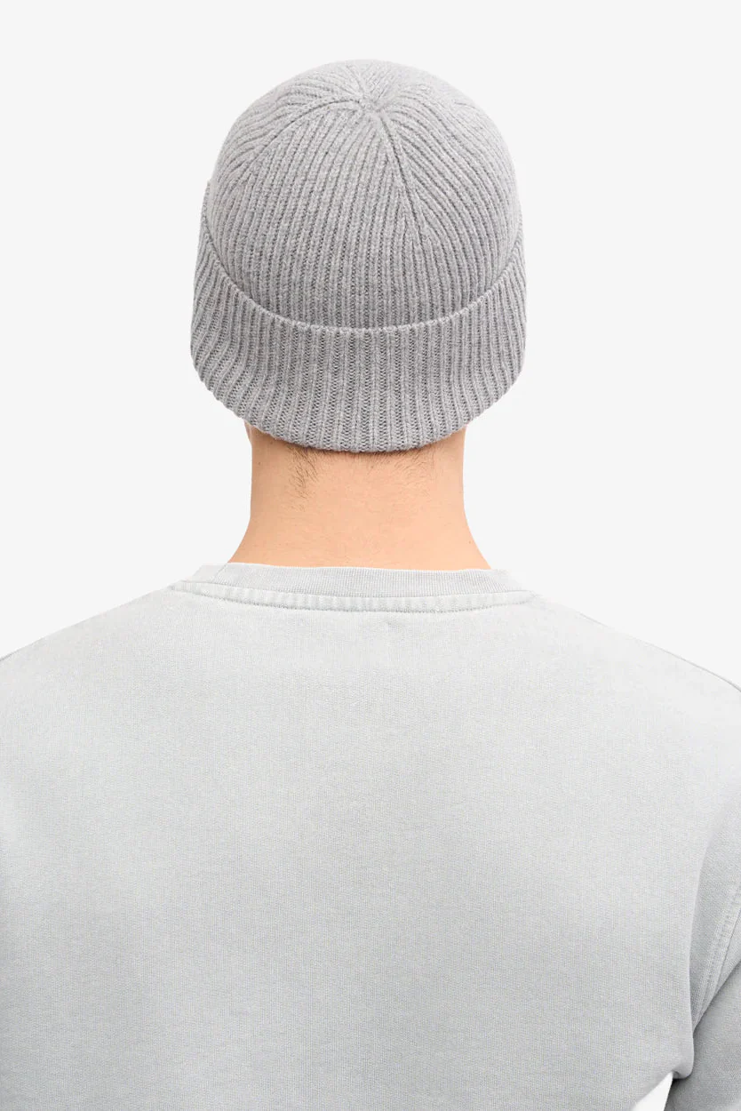 Colorful Standard Merino Wool Beanie - heather grey - Image 3