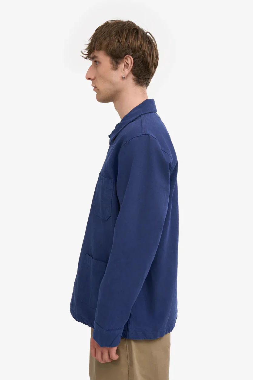 Colorful Standard Organic Workwear Jacket - marine blue - Image 3