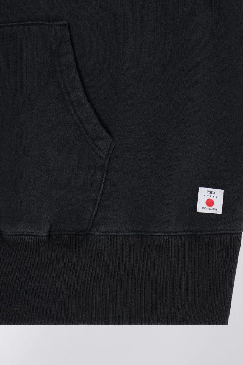 Edwin Raglan Sleeve Hood - Made in Japan - black - Image 3