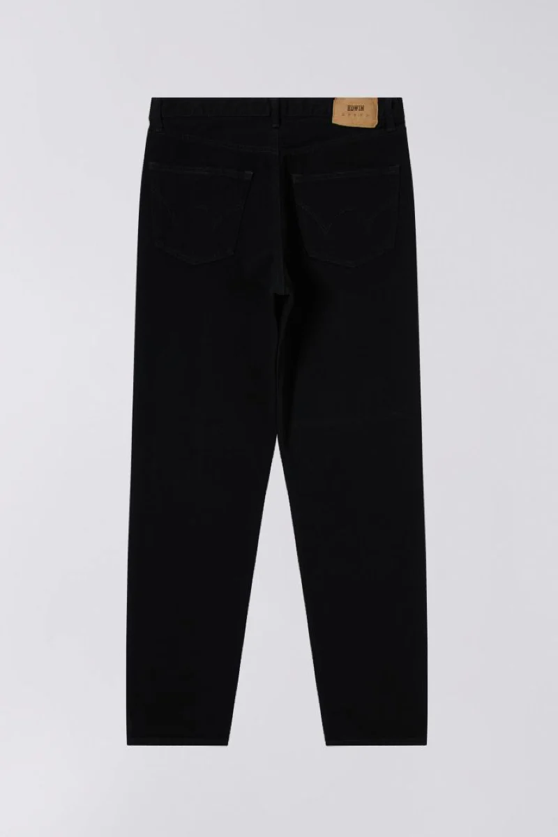 Edwin Regular Straight Jeans - black unwashed - Image 4