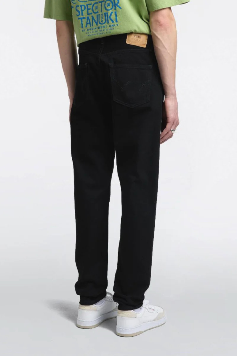Edwin Regular Tapered miesten farkut - black unwashed - Image 4