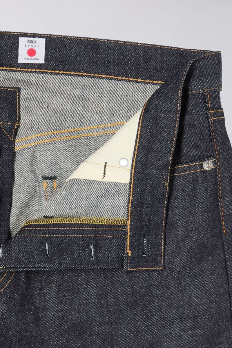 Edwin Regular Tapered miesten farkut - Blue Unwashed Rainbow Selvage - Image 13