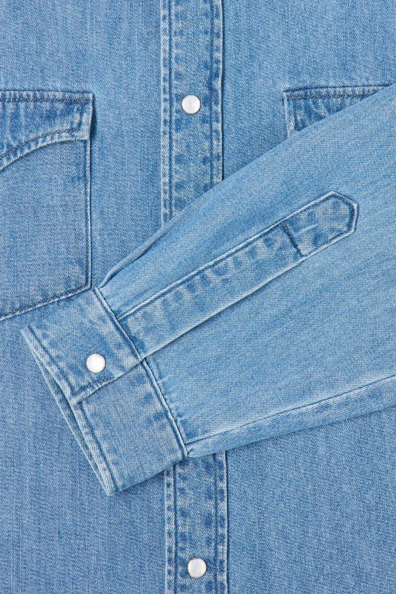 Edwin Western Shirt - blue light used - Image 3