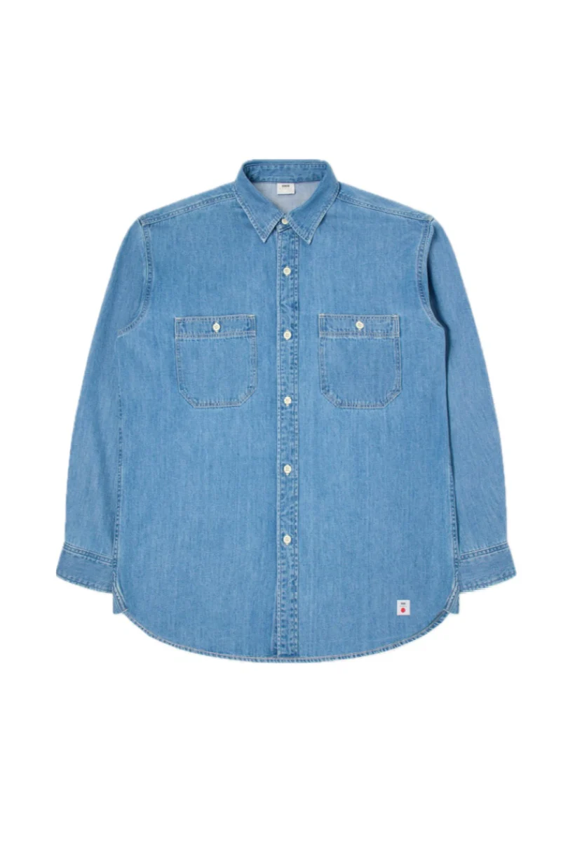 Edwin Work Shirt - blue light used