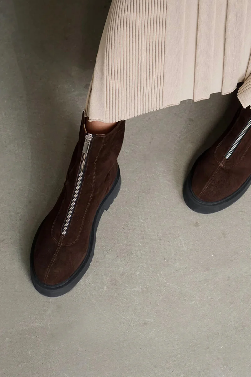 Flattered Alma - Brown Suede