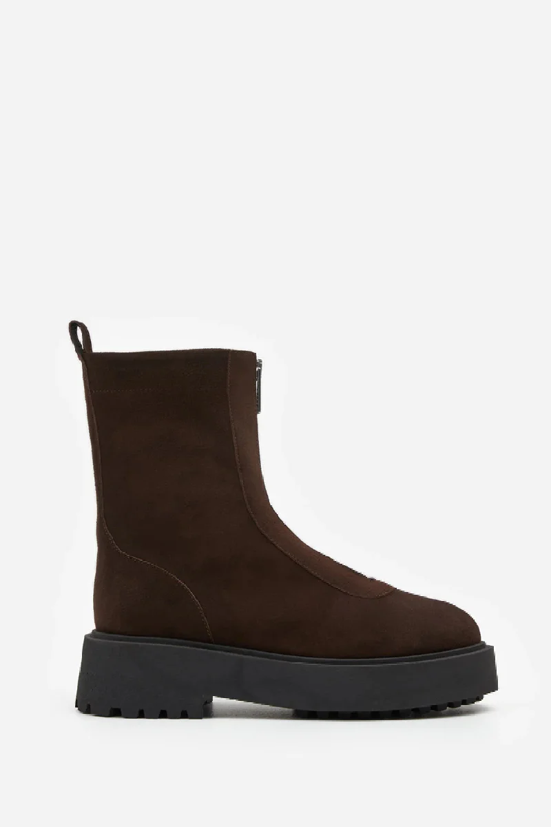 Flattered Alma - Brown Suede - Image 2