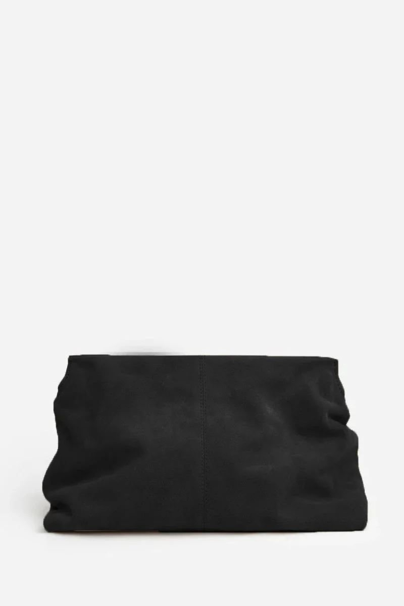 Flattered Clay Clutch - suede black - Image 2