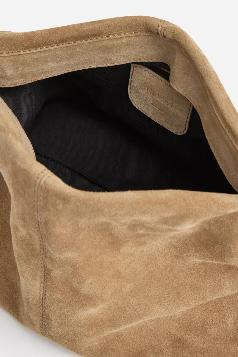 Flattered Clay Clutch - suede sand - Image 4