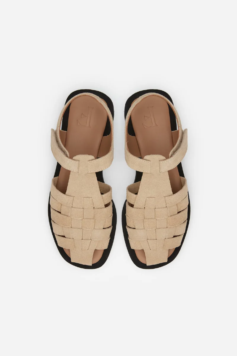 Flattered Gigi sandals - suede beige - Image 3