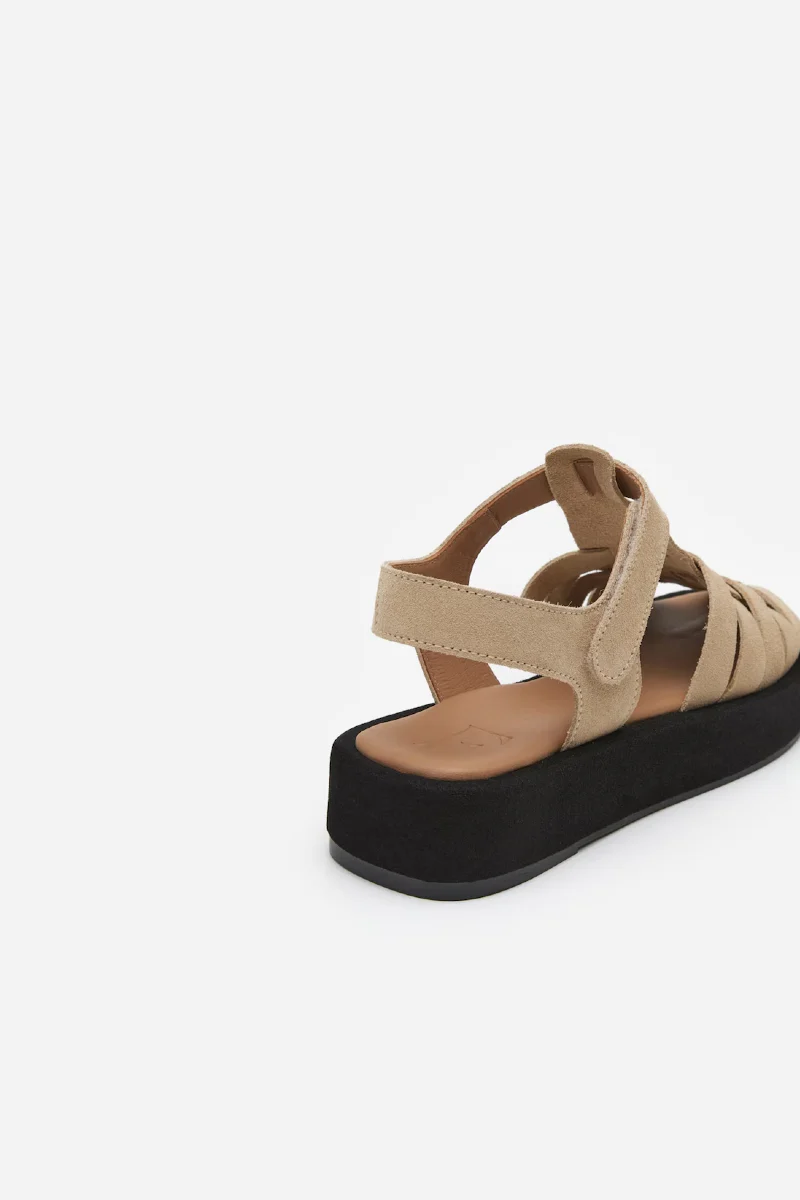 Flattered Gigi sandals - suede beige - Image 4