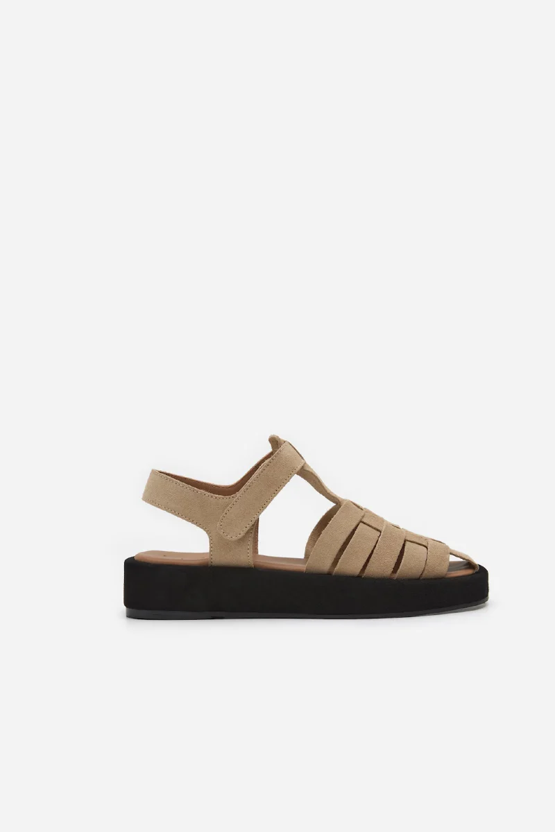 Flattered Gigi sandals - suede beige - Image 5