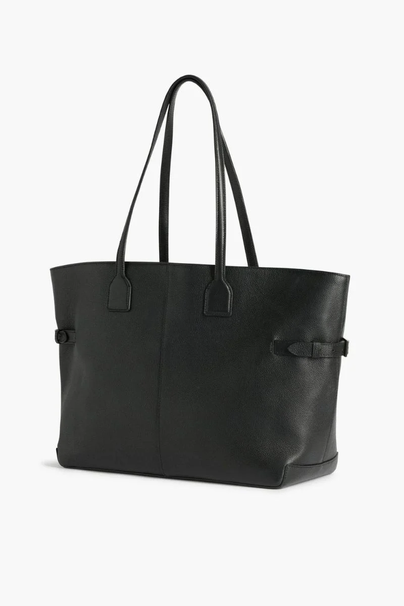 Flattered Lesley Tote bag grained leather - black - Image 2