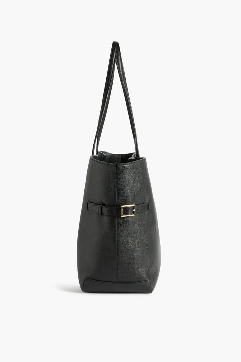 Flattered Lesley Tote bag grained leather - black - Image 5