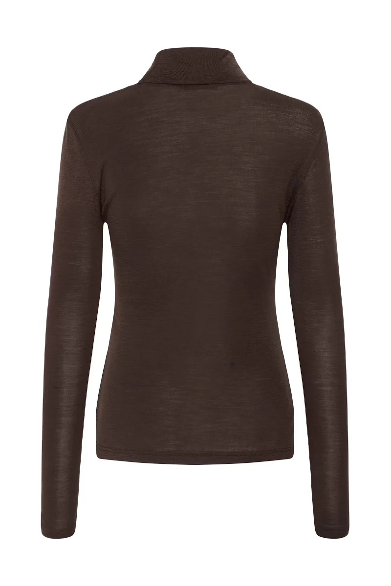 Gestuz GZninia wool rollneck - molé - Image 6