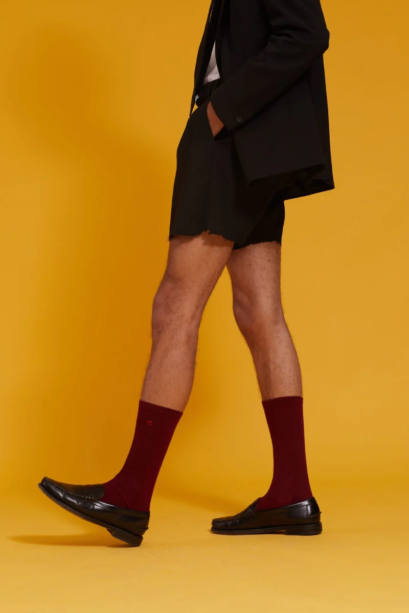 Le Bonnet socks - wine - Image 2