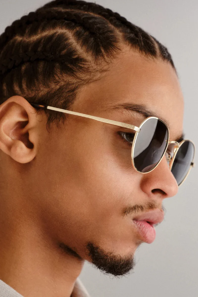 Le Specs Odyssey aurinkolasit - gold/khaki - Image 5
