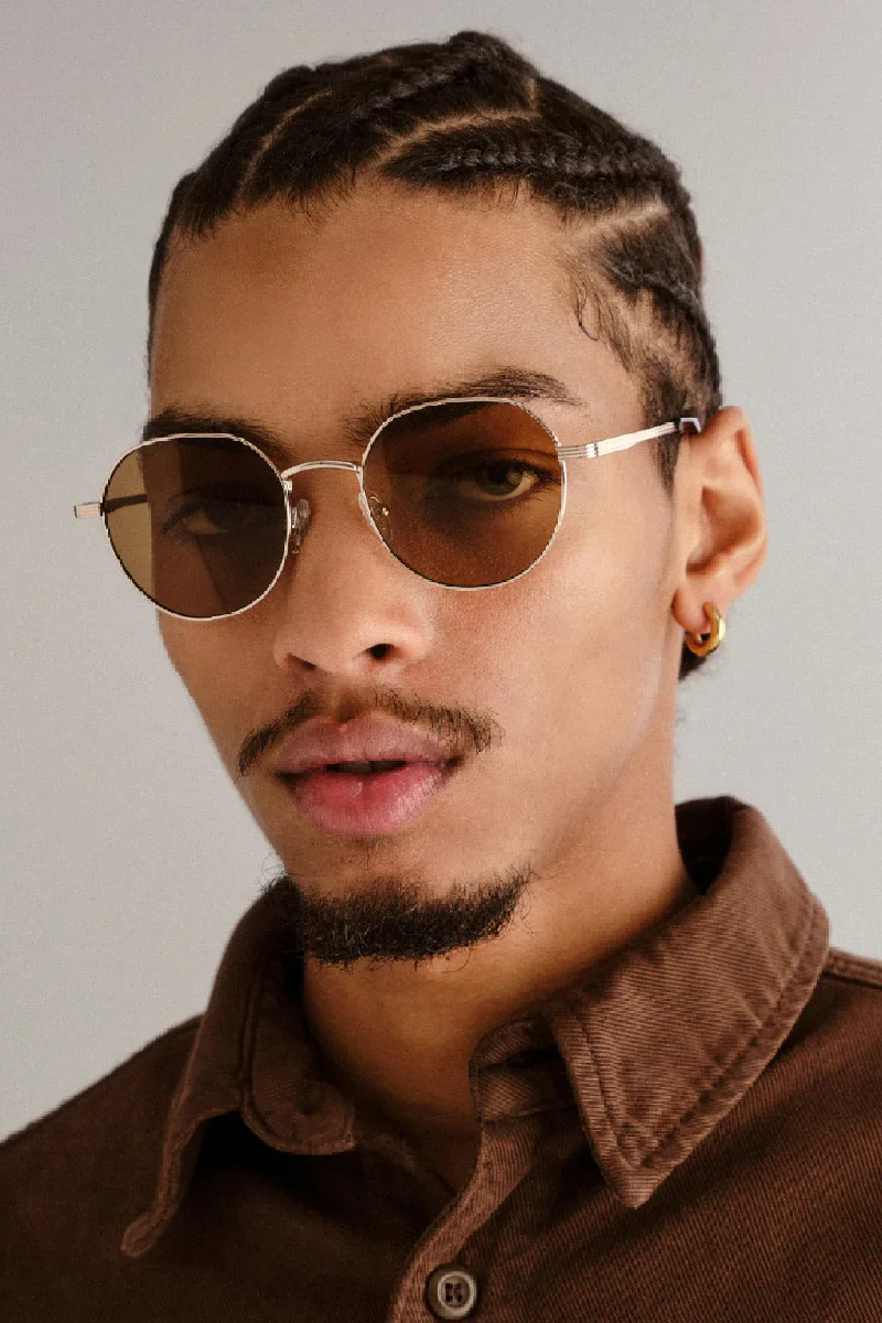Le Specs Odyssey aurinkolasit - gold/light brown - Image 2