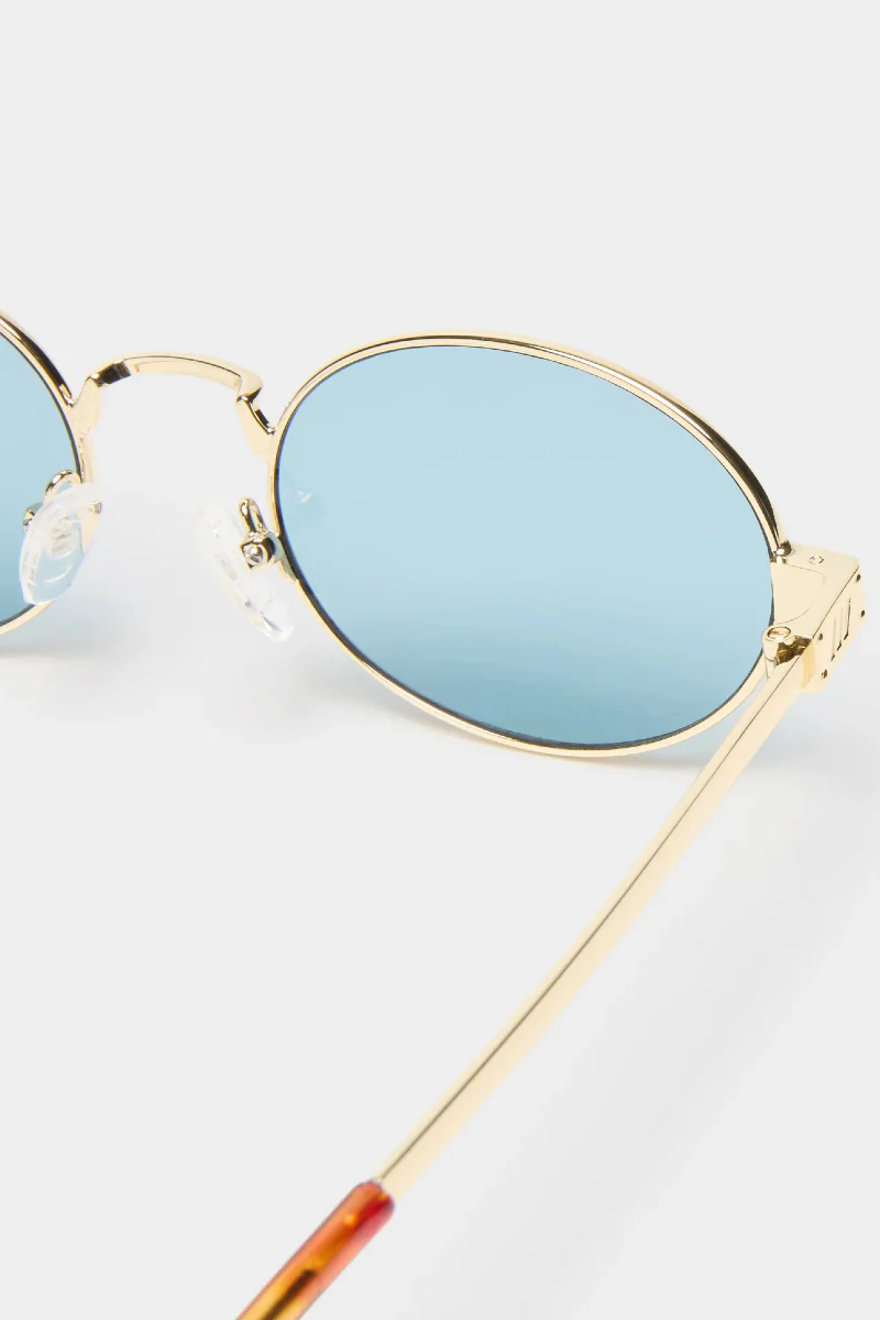 Le Specs Poseidon Deux aurinkolasit - gold/teal - Image 5