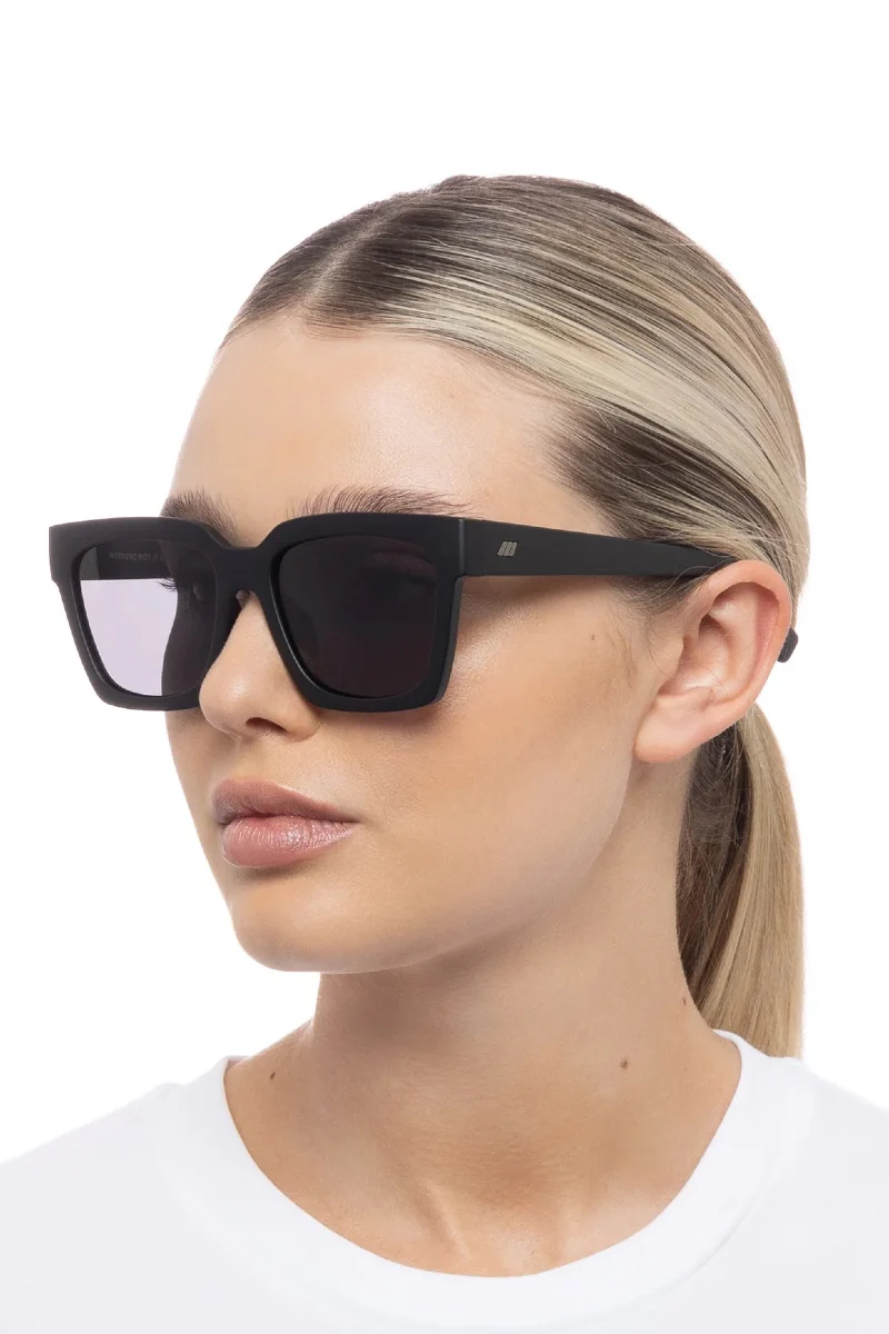 Le Specs Weekend Riot aurinkolasit - Matte black - Image 5