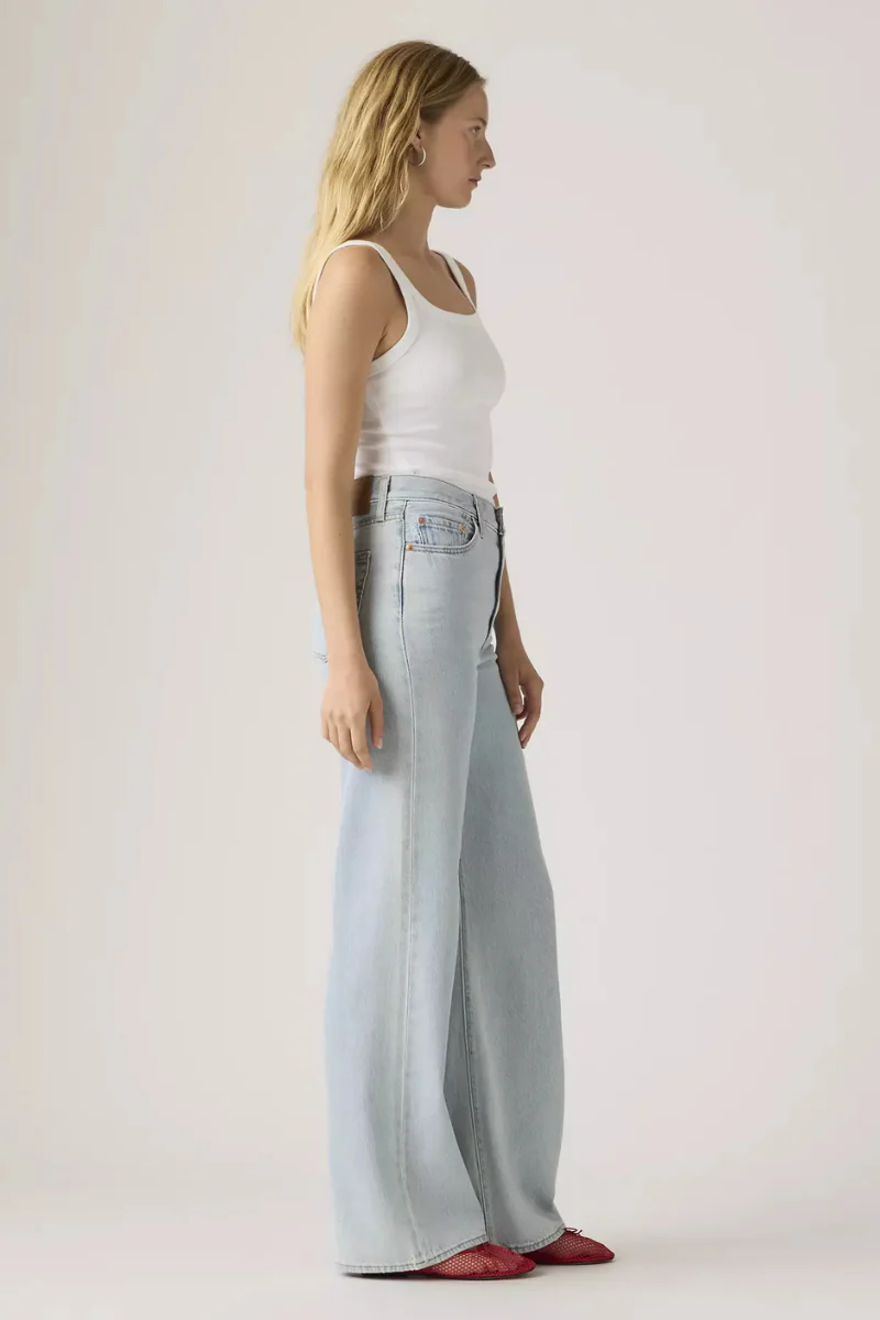 Levi’s Ribcage Wide leg H223 - Of Course Stone - Image 2
