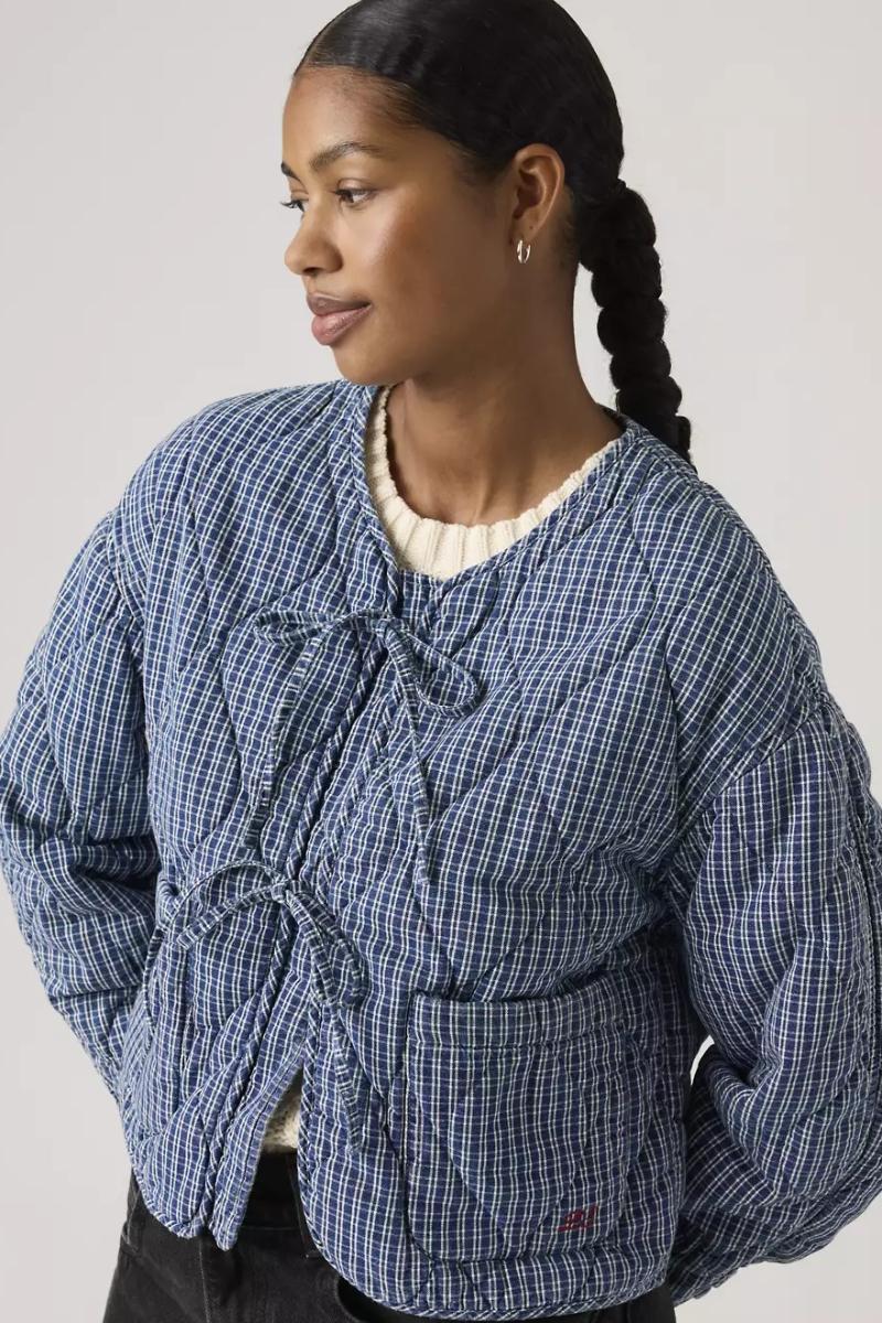 Levi's Rue liner jacket - little tiny windows - Image 2
