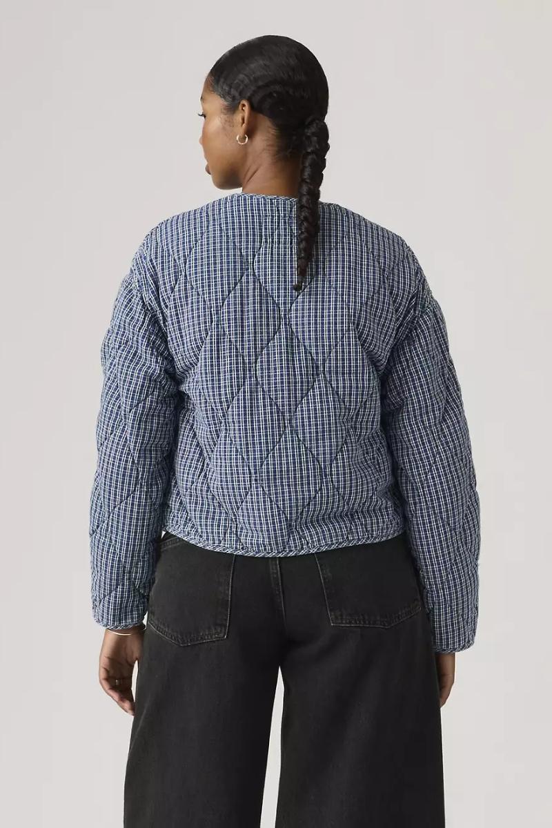 Levi's Rue liner jacket - little tiny windows - Image 4