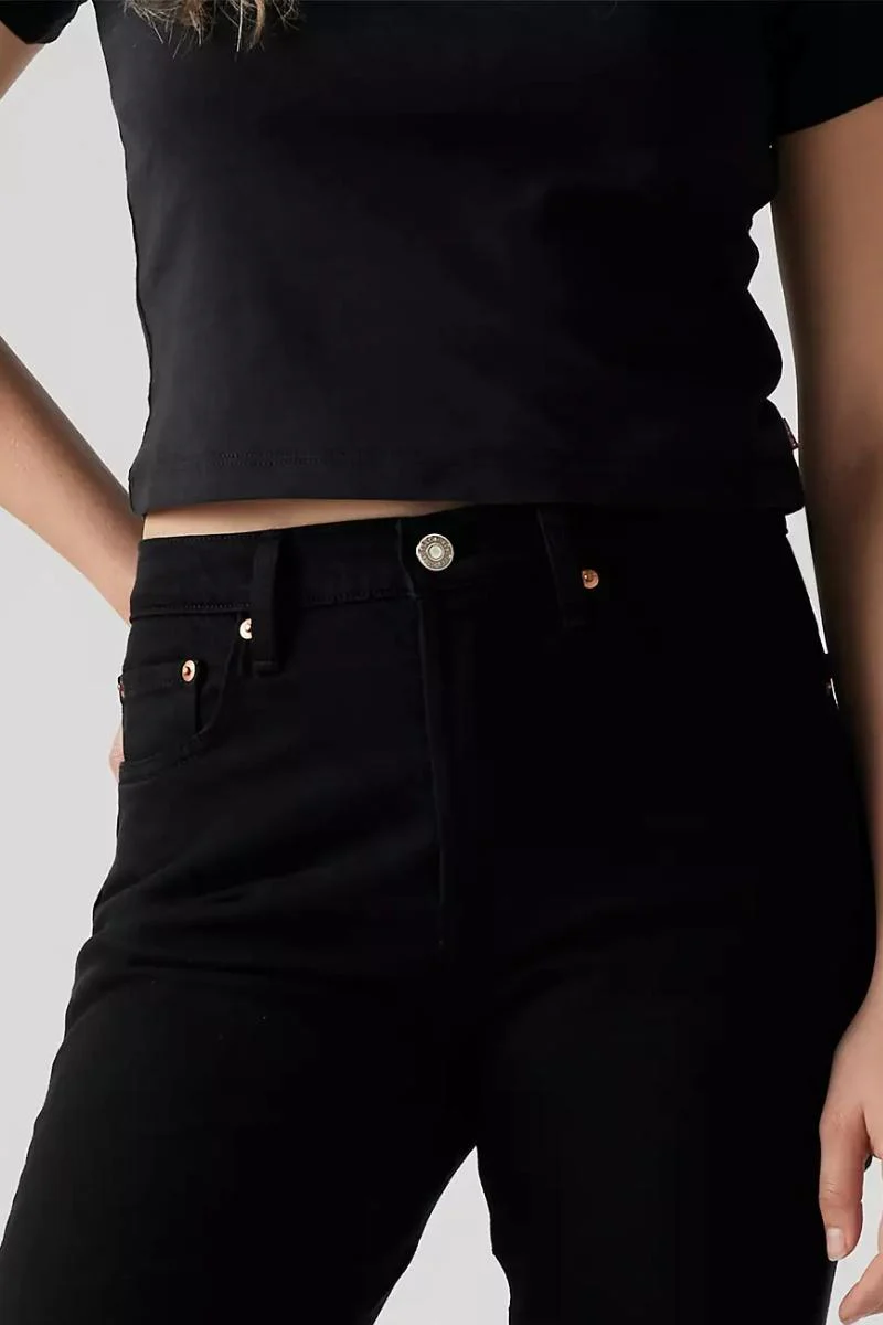 Levi's 501 Original Cropped - Black Sprout - Image 5