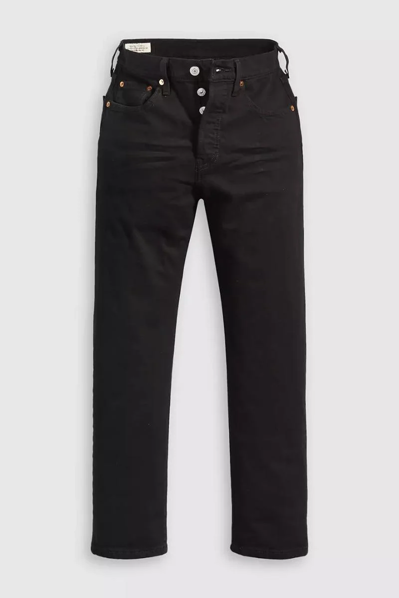 Levi's 501 Original Cropped - Black Sprout - Image 7