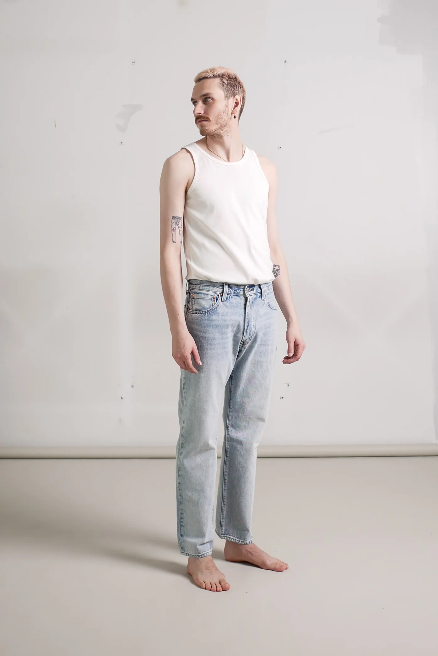 Levi's 555 Relaxed Straight - Baby Blue Essentials - Image 2