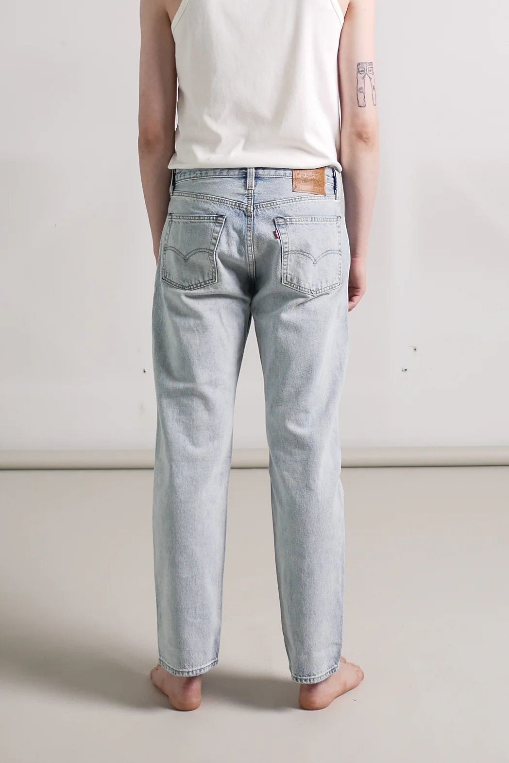 Levi's 555 Relaxed Straight - Baby Blue Essentials - Image 5