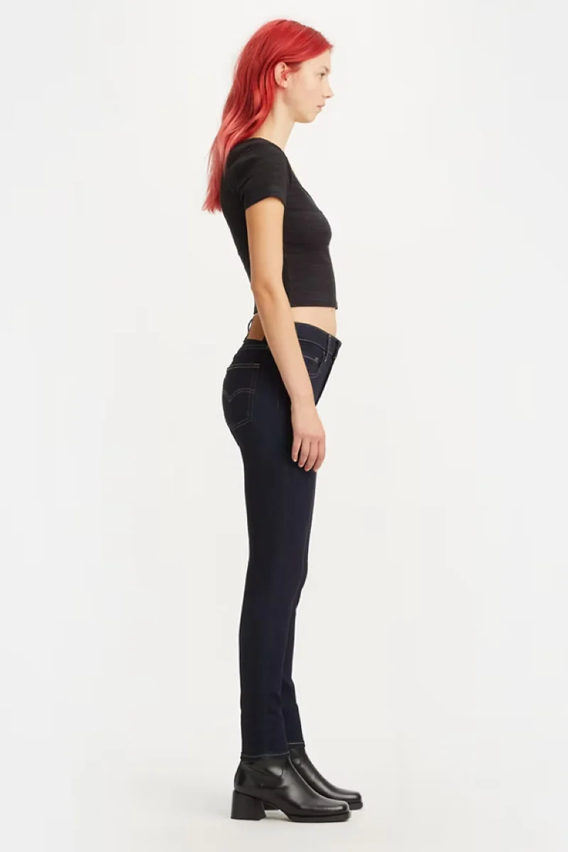 Levi's 721 High Rise Skinny - Blue Wave Rinse - Image 4