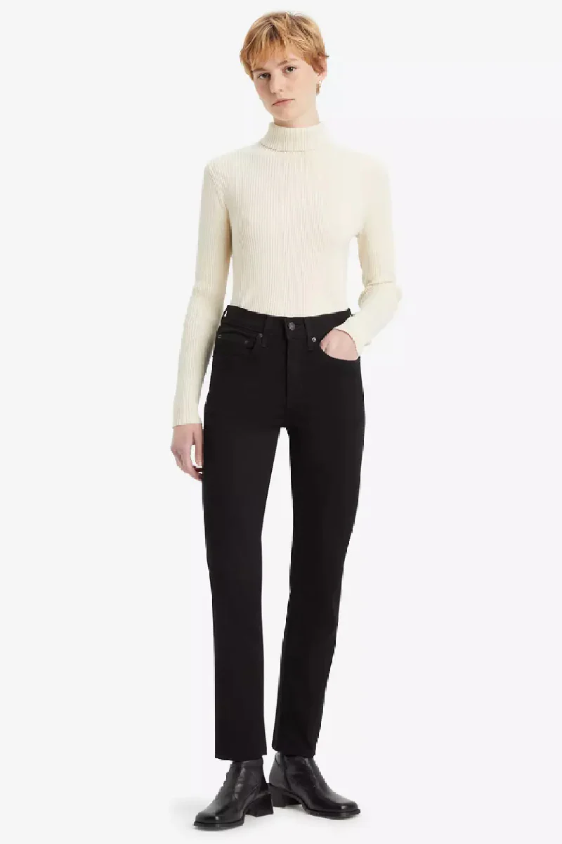 Levi's 724 High Rise Straight - Midnight Gaze - Image 3