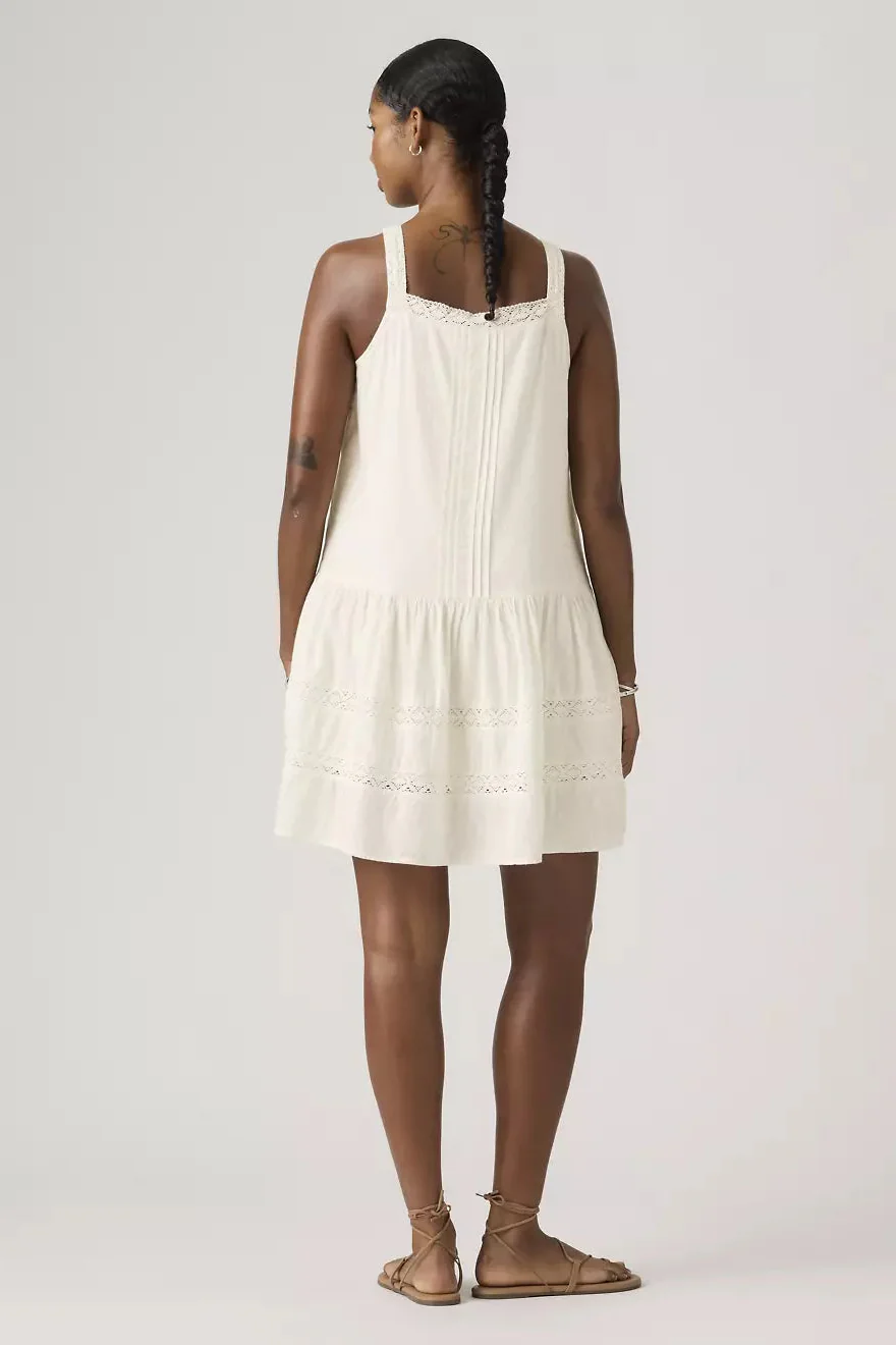 Levi's Kate Sl Mini Dress - cloud dancer cotton - Image 4